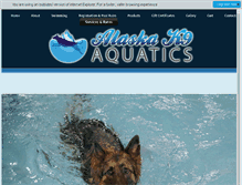 Tablet Screenshot of alaskak9aquatics.com